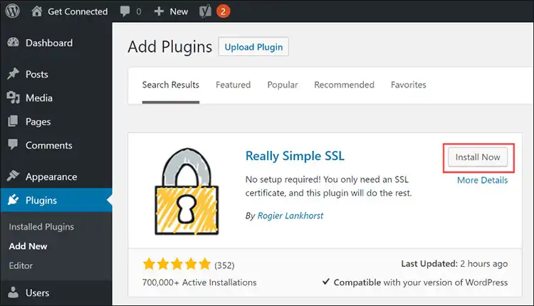 Really Simple SSL প্লাগইন