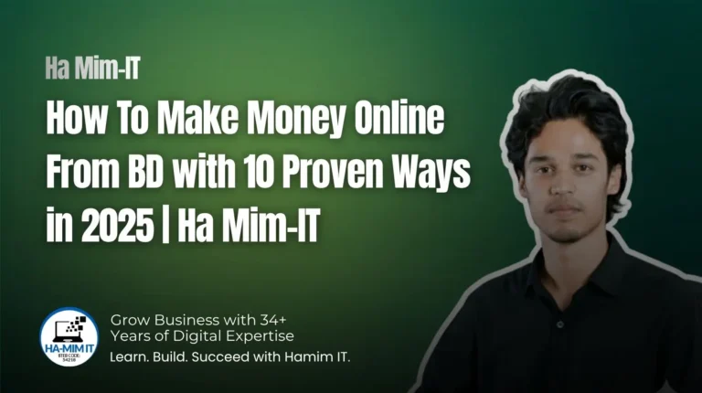 Feature image for "How To Make Money Online From BD with 10 Proven Ways in 2025