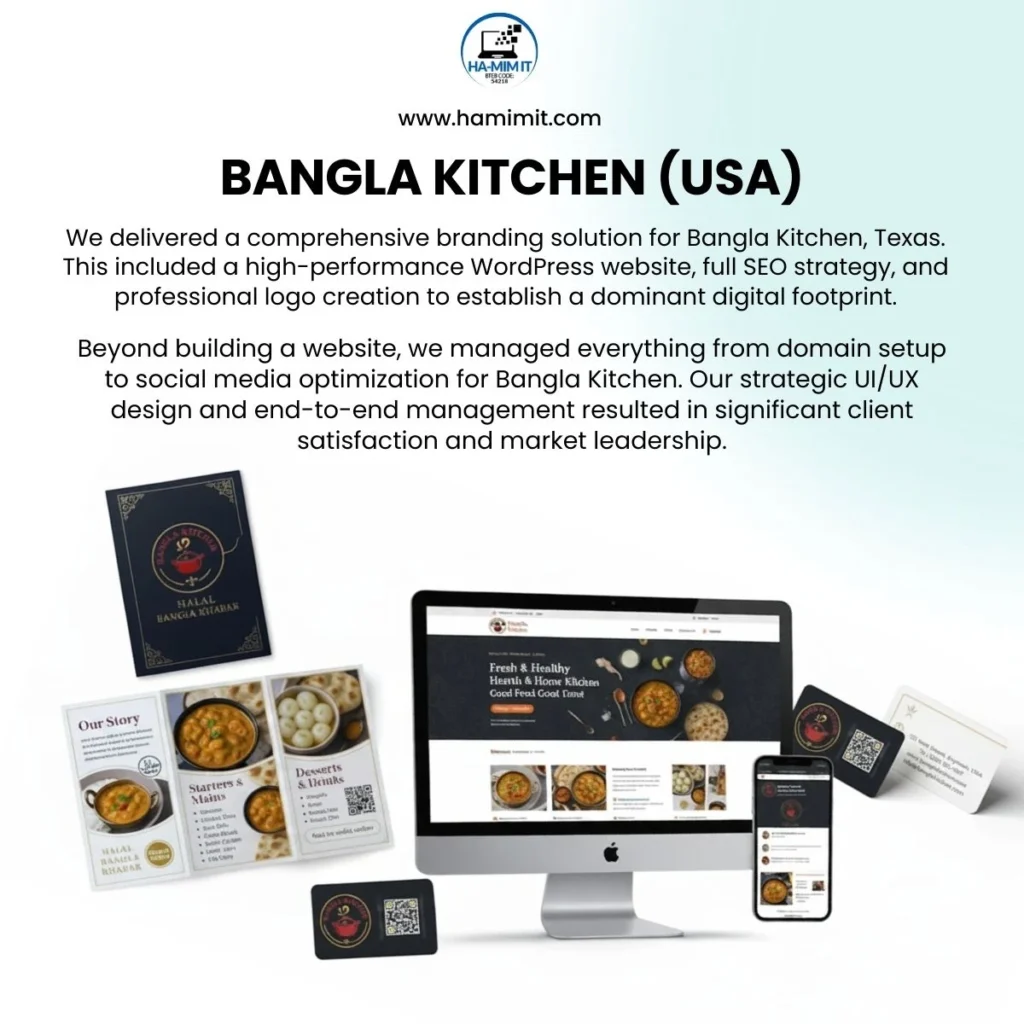 Bangla Kitchen (Web) and (Social)