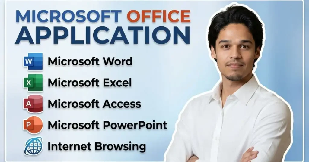 Course thumbnail for Basic Computer Office Application at HA-MIM IT covering Word, Excel, PowerPoint, and Internet.